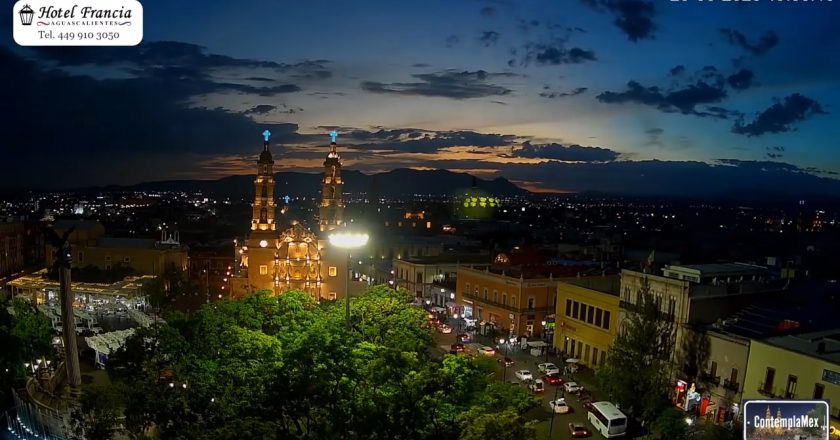 🎬 1 minuto · 1 atardecer del Miércoles 26 de Agosto de 2026 desde el Hotel Francia Aguascalientes