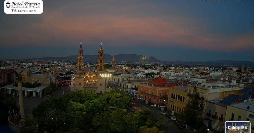 1 minuto · 1 amanecer del Lunes 28 de Septiembre de 2026 desde el Hotel Francia Aguascalientes