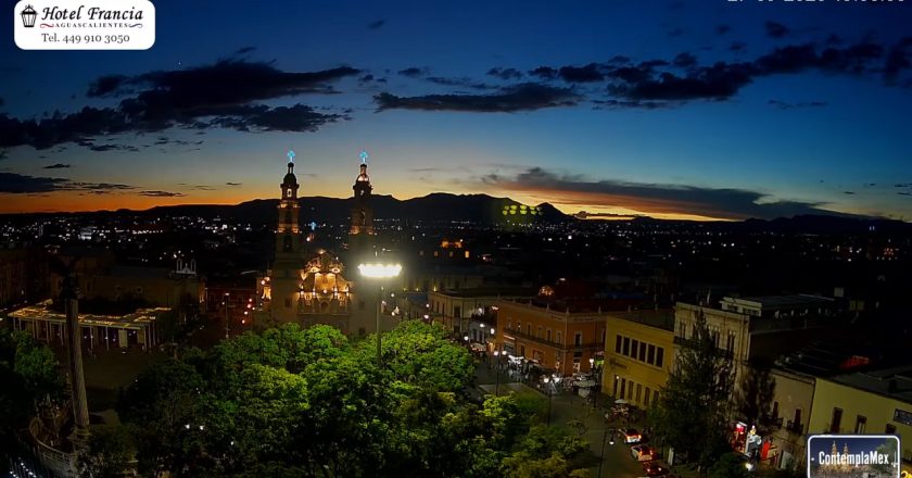 1 minuto · 1 atardecer del Domingo 27 de Septiembre de 2026 desde el Hotel Francia Aguascalientes
