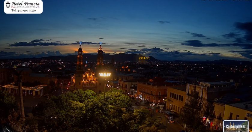 1 minuto · 1 atardecer del Miércoles 30 de Septiembre de 2026 desde el Hotel Francia Aguascalientes
